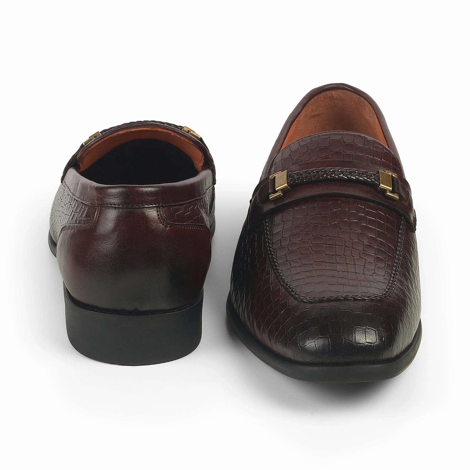 Tresmode Sweb Brown Men's Leather Loafers Famous Footwear Loafers