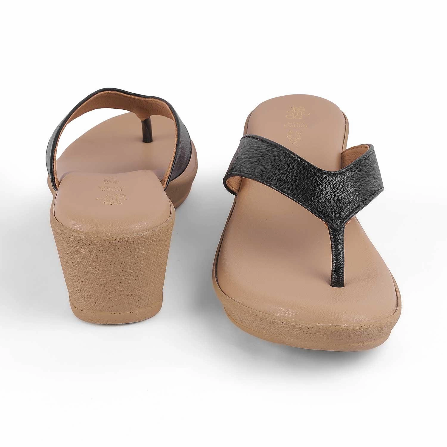 Sandals Resorts Last Minute Deals Tresmode Terni Black Women's Casual Wedge Sandals