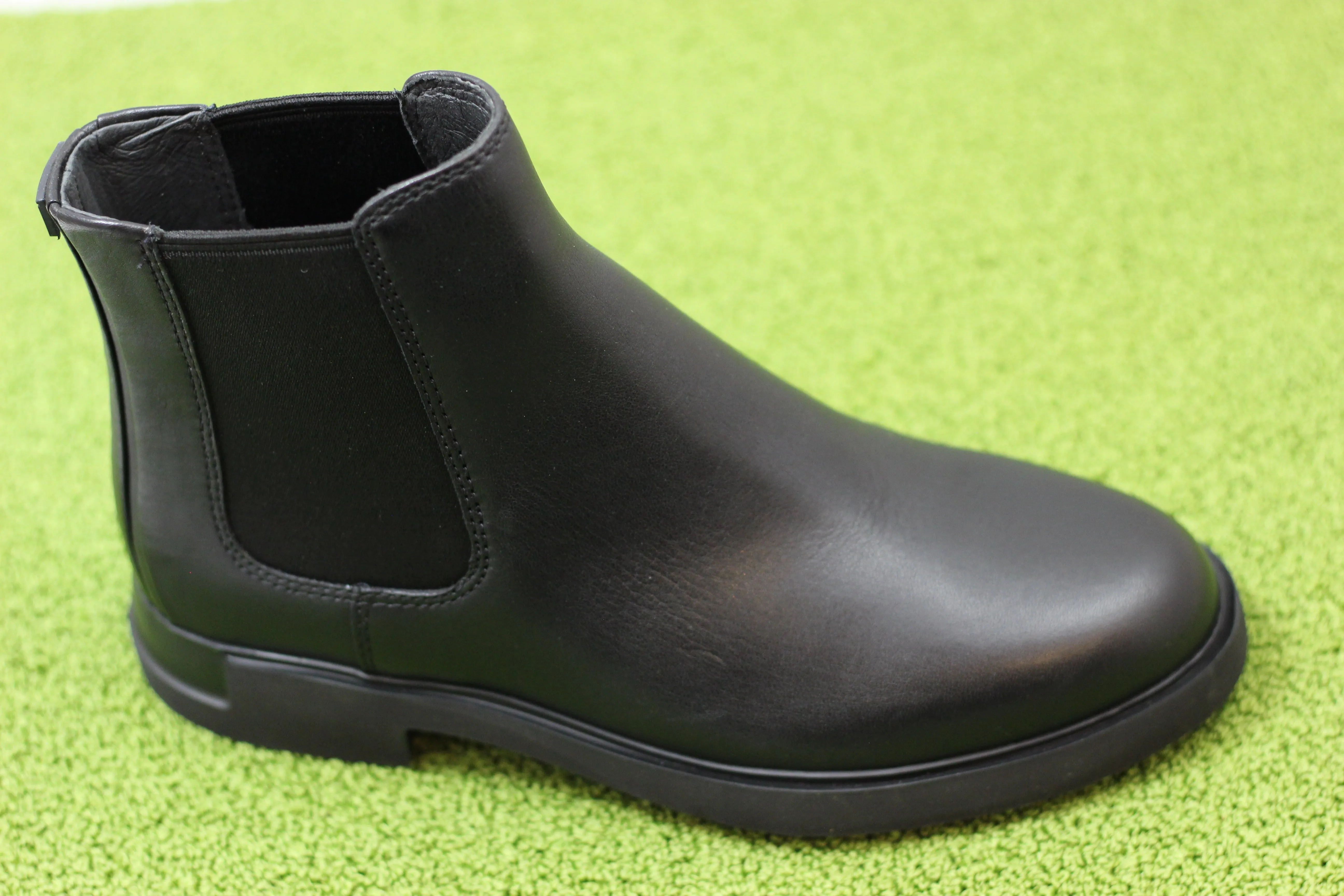 Womens Iman Chelsea Boot - Black Leather Hi Line Chelsea Boots