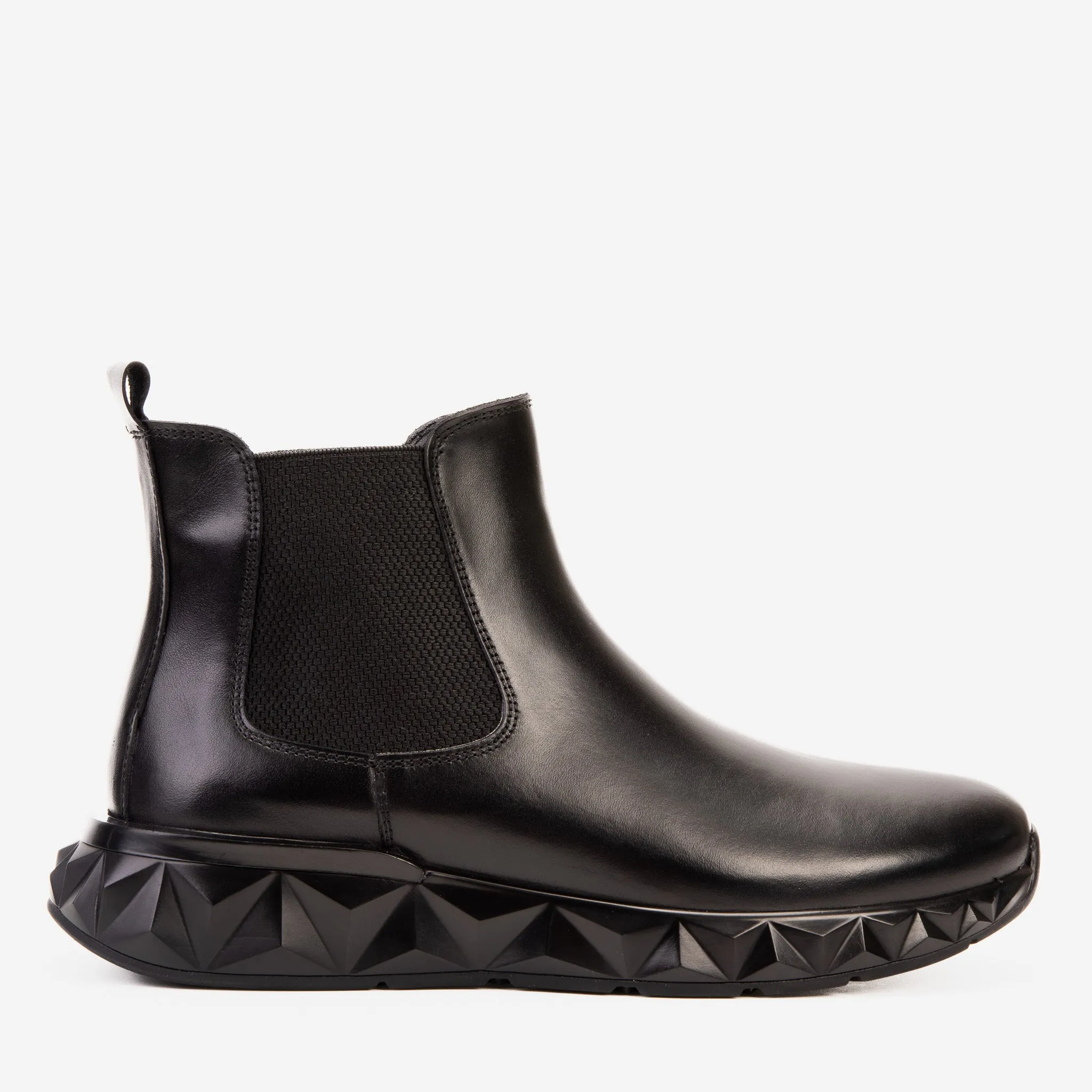 The Apex Black Leather Men Chelsea Boot Metro Chelsea Boots