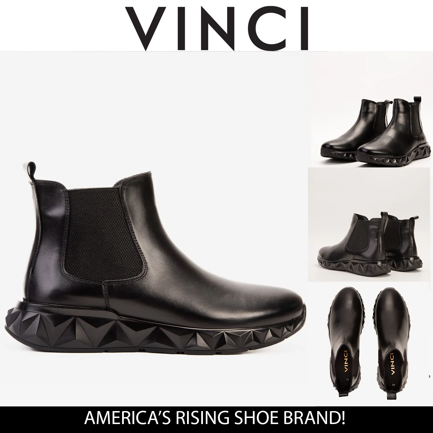 The Apex Black Leather Men Chelsea Boot Chelsea Boots Sorel