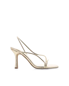 SOLEIL - GOLD METALLIC 16cm Heels