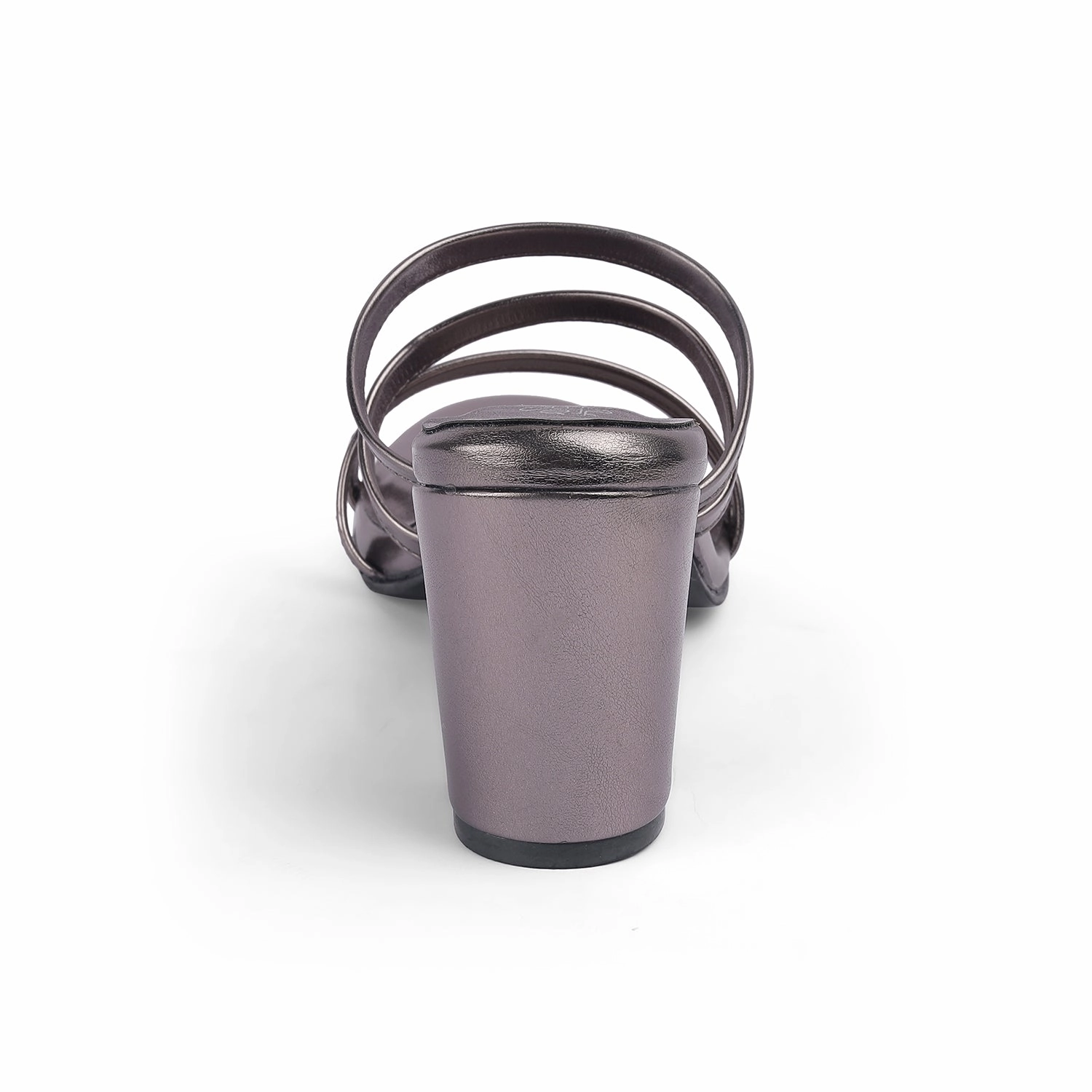 Tresmode Palmar Pewter Women's Dress Block Heel Sandals Pearl Sandals Heels