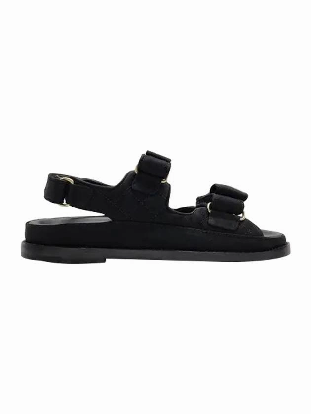 Bare Traps Sandals Shoes WoMen's Ribbon Velcro Sandals Black Chanel
