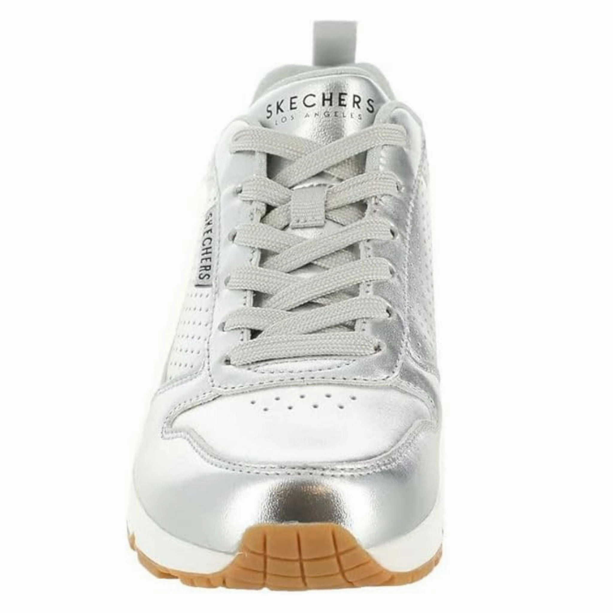 Shoes Tx Skechers Women's 177109 Uno Metallixs Silver Casual Shoes