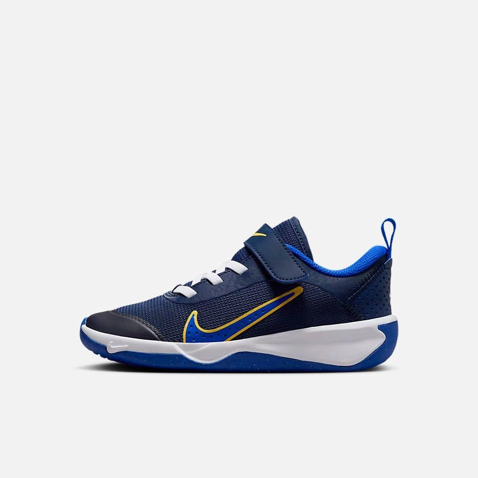 Nike Kid's Omni Multi Court Shoes - Midnight Navy / Saturn Gold / White / Hyper Royal Charles Barkley Nike Shoes