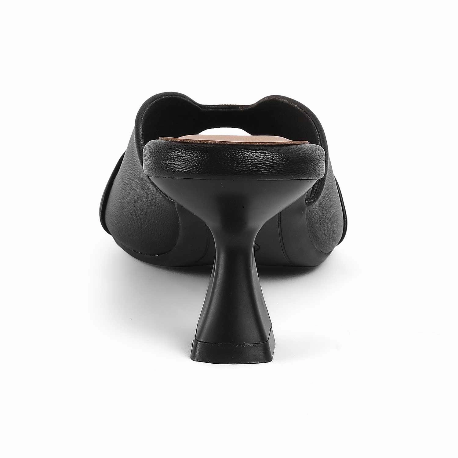 Tresmode Trigger Black Women's Dress Heel Sandals Sandals For Arthritic Feet