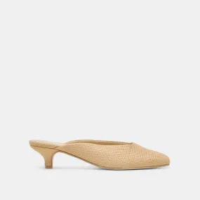 UMARA HEELS LT NATURAL RAFFIA High Heel Tims