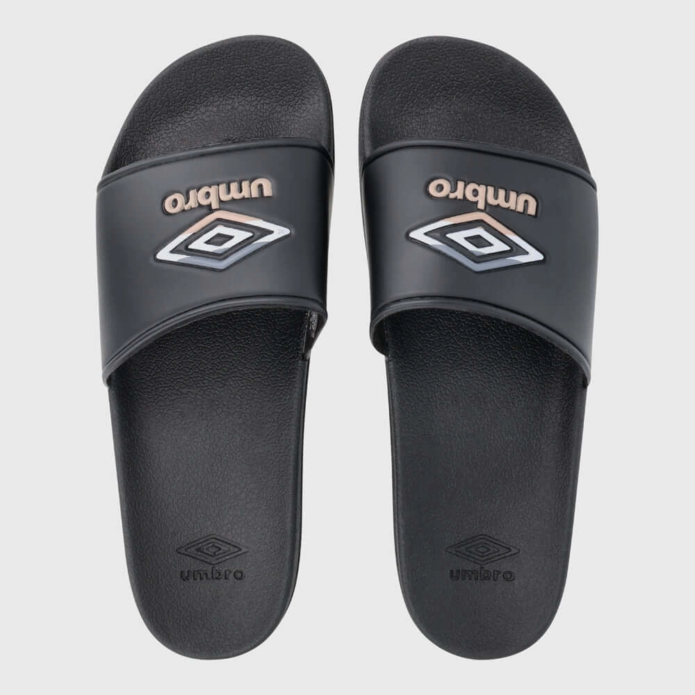 Umbro Mens Cb Slides Black Shoes Slippers