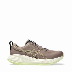 Asics Men's Gel-Cumulus 27 Sneaker in Taupe Grey/Black Asics Running Shoes Gel Kayano 23