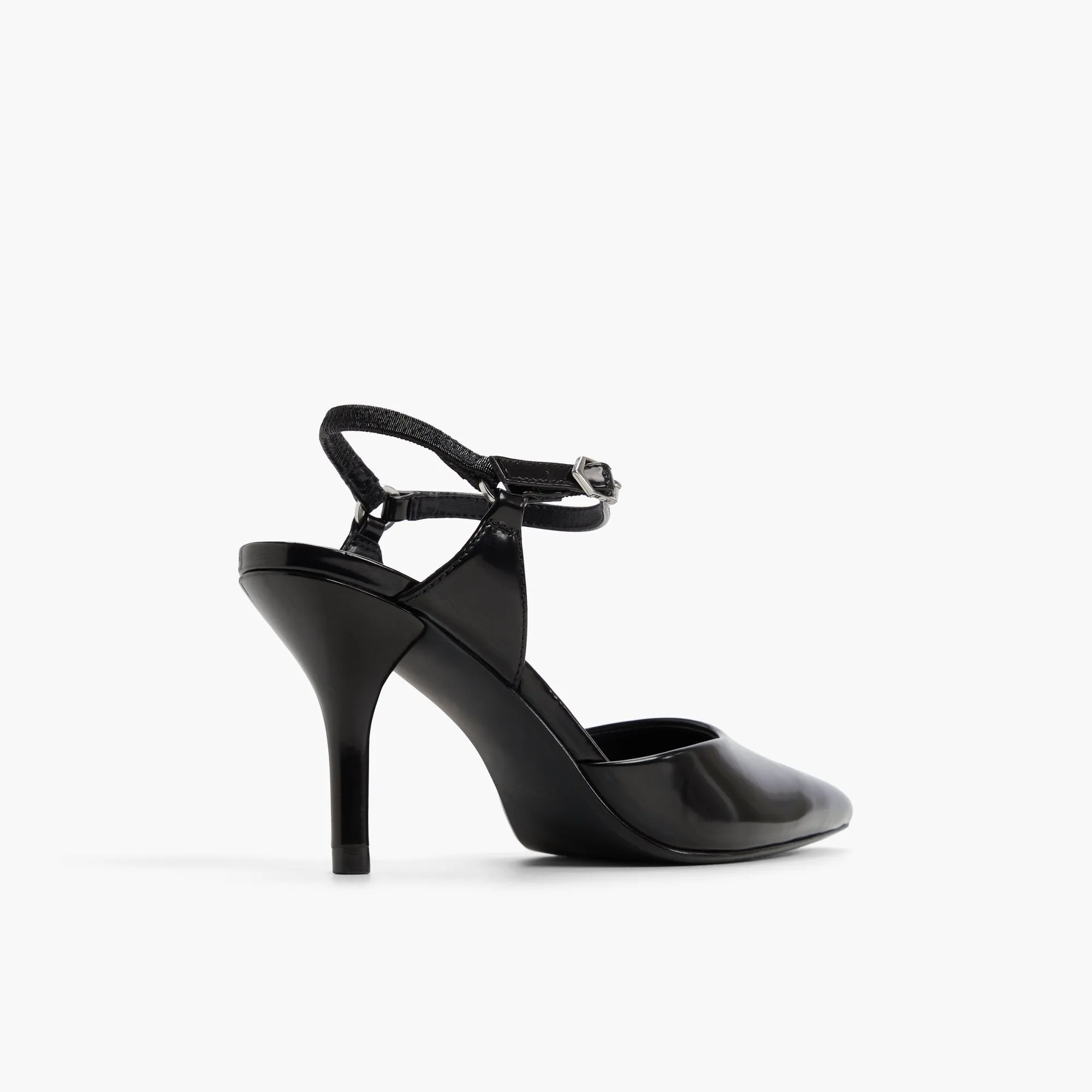 Nyyla Peep Toe Ankle Strap High Heels