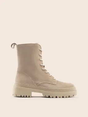 Size 7 Combat Boots Imperfect Belluno Sand 40