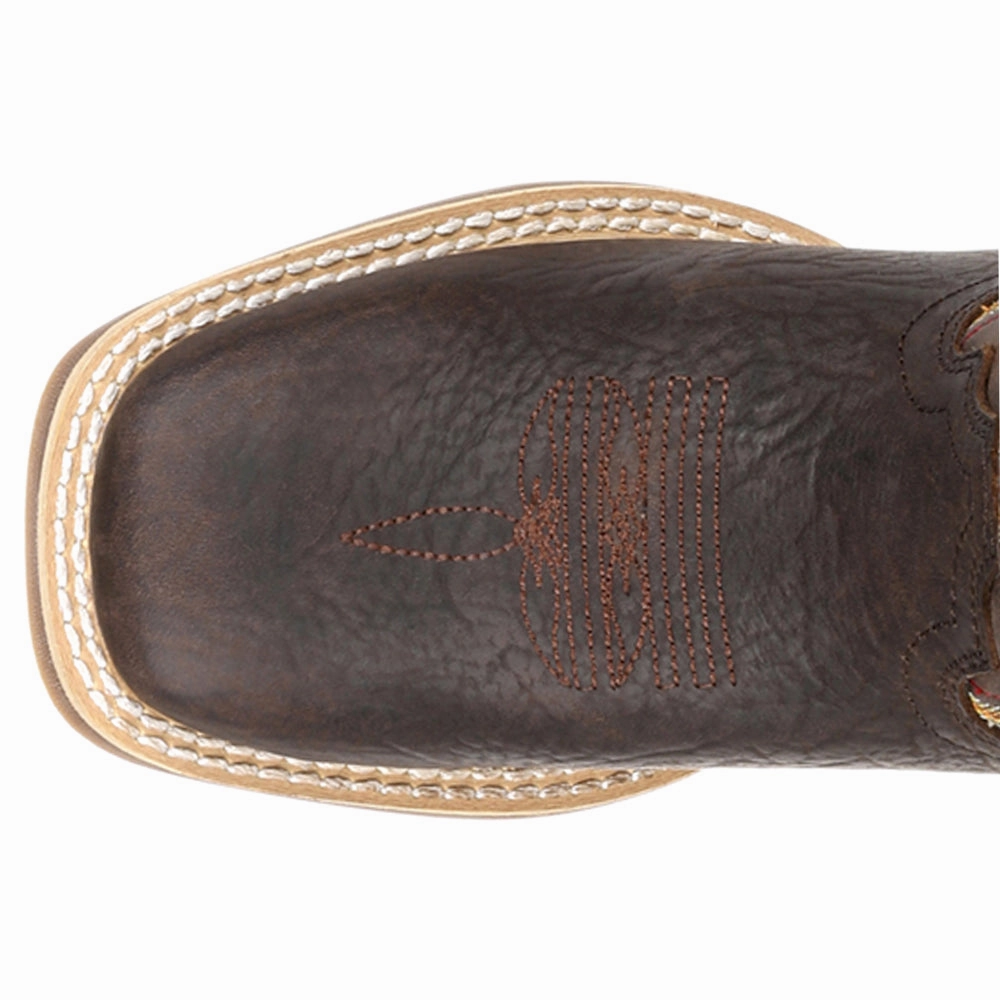 Lil' Rebel Pro Cowboy Square Toe Boots (Toddler-Big Kid) Wide Feet Boots