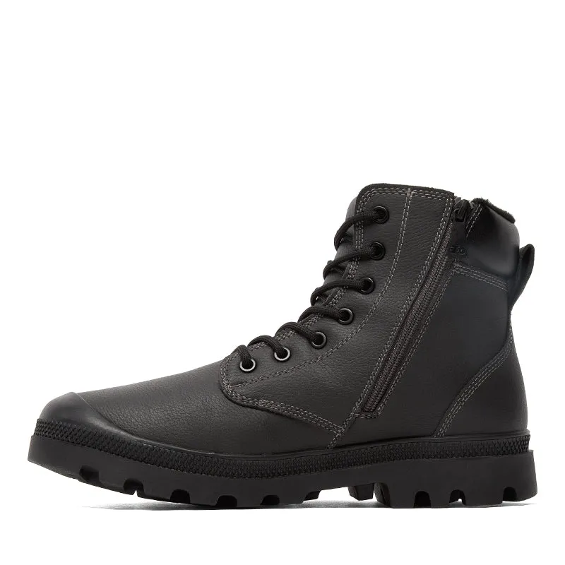 Steve Madden Combat Boots Grey - Combat Boots ELEMENTS COMBAT BOOT