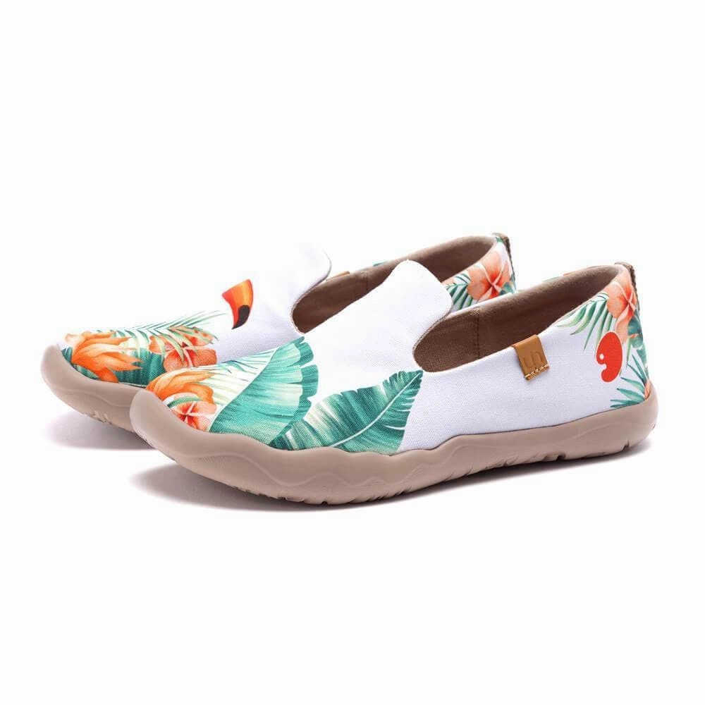 Tropical Vibe Square Toe Loafers