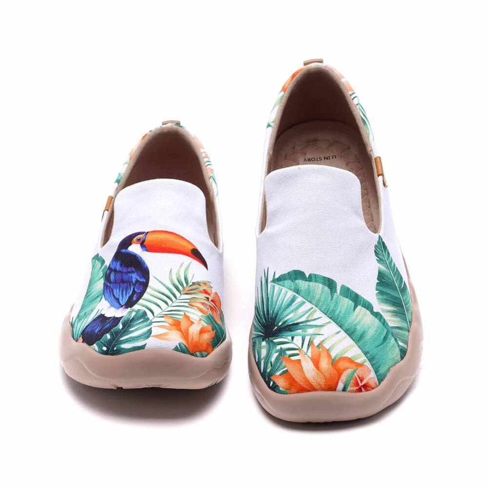 Casual Loafers With Jeans Tropical Vibe