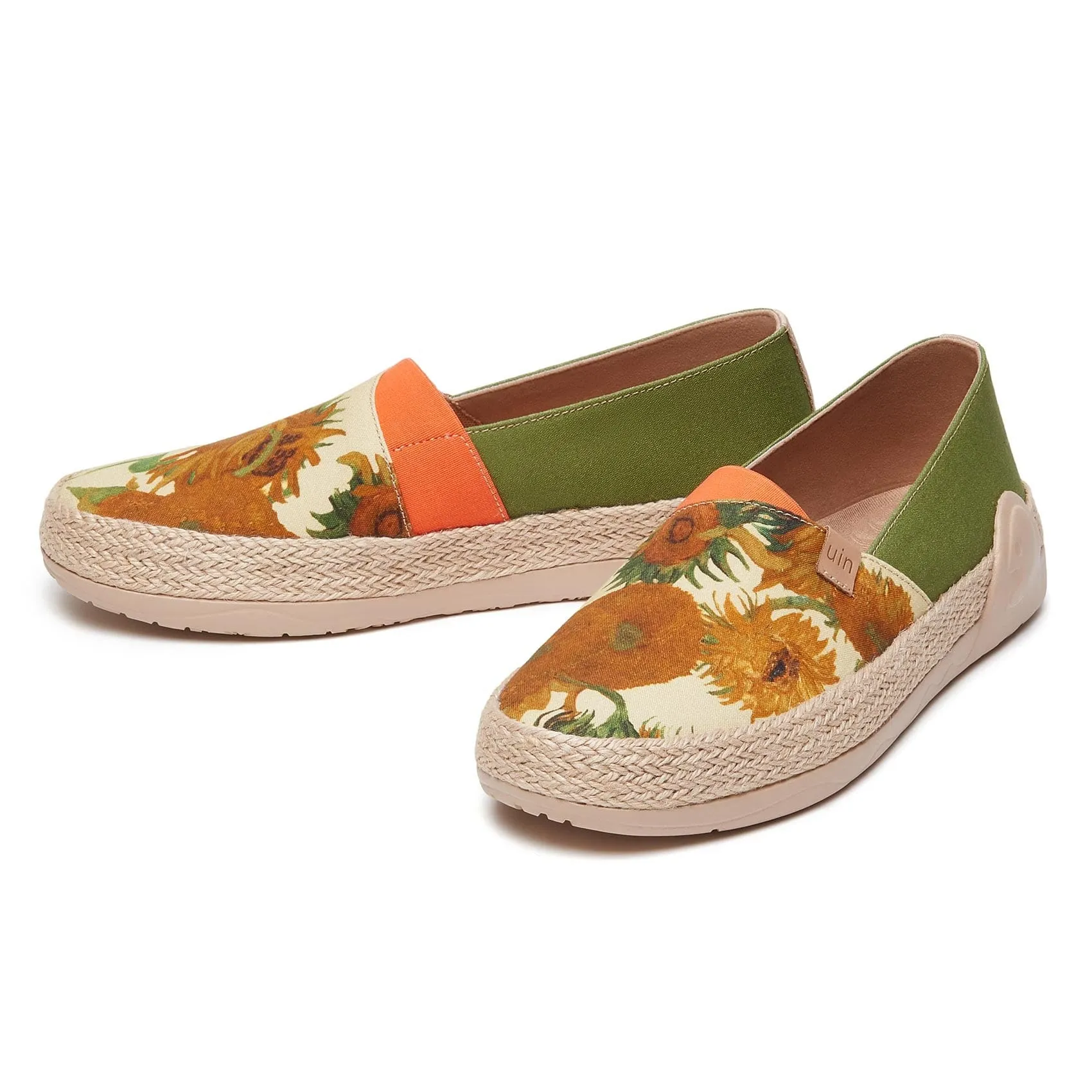 Van Gogh Sunflowers Marbella I Women Animal Print Espadrilles