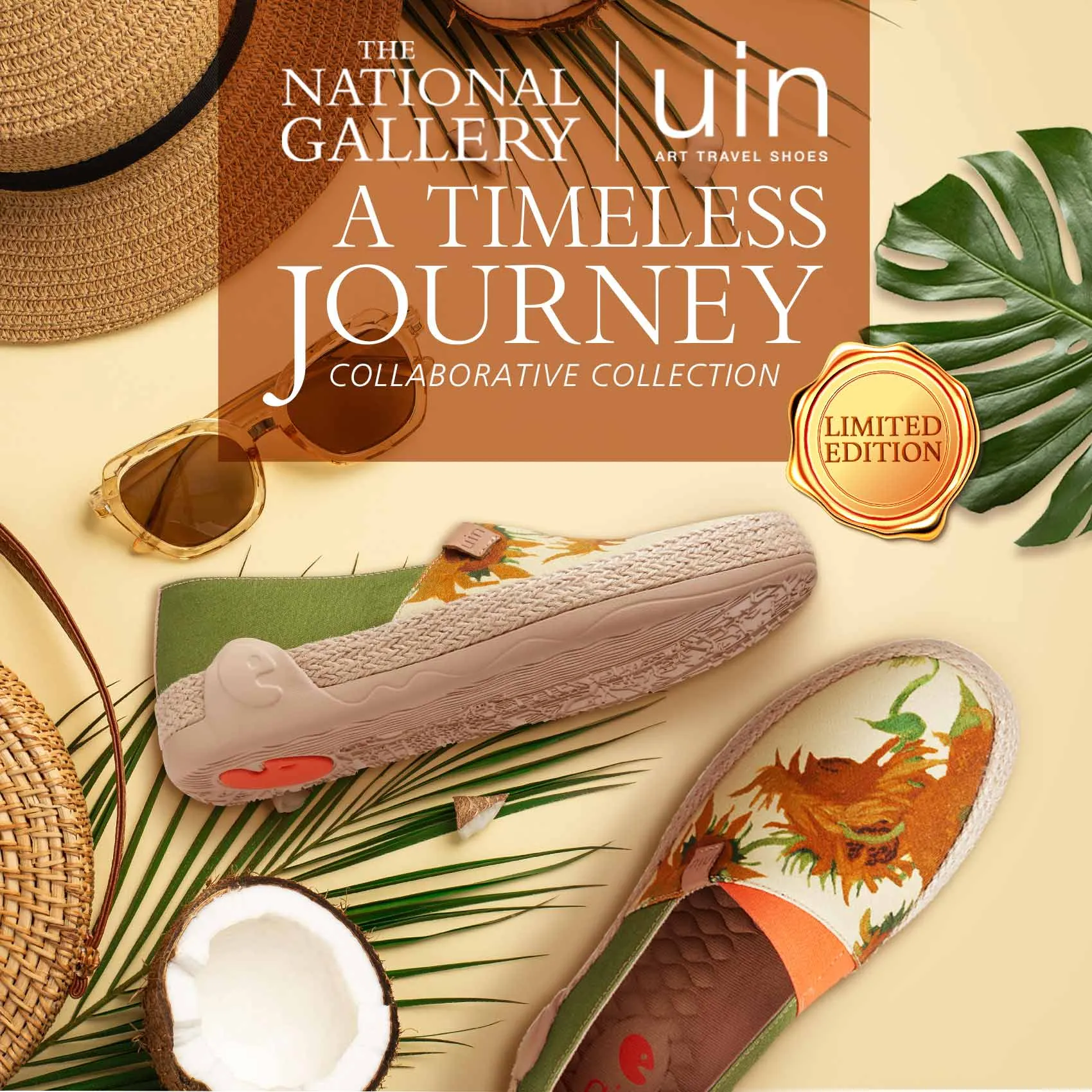 Tory Burch Selby Espadrille Van Gogh Sunflowers Marbella I Women