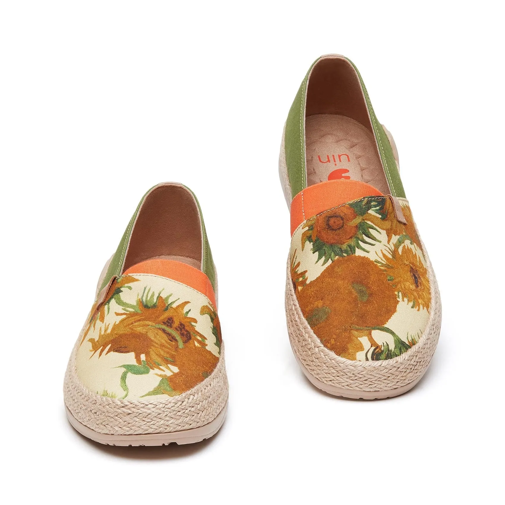 Slingback Espadrilles Van Gogh Sunflowers Marbella I Women