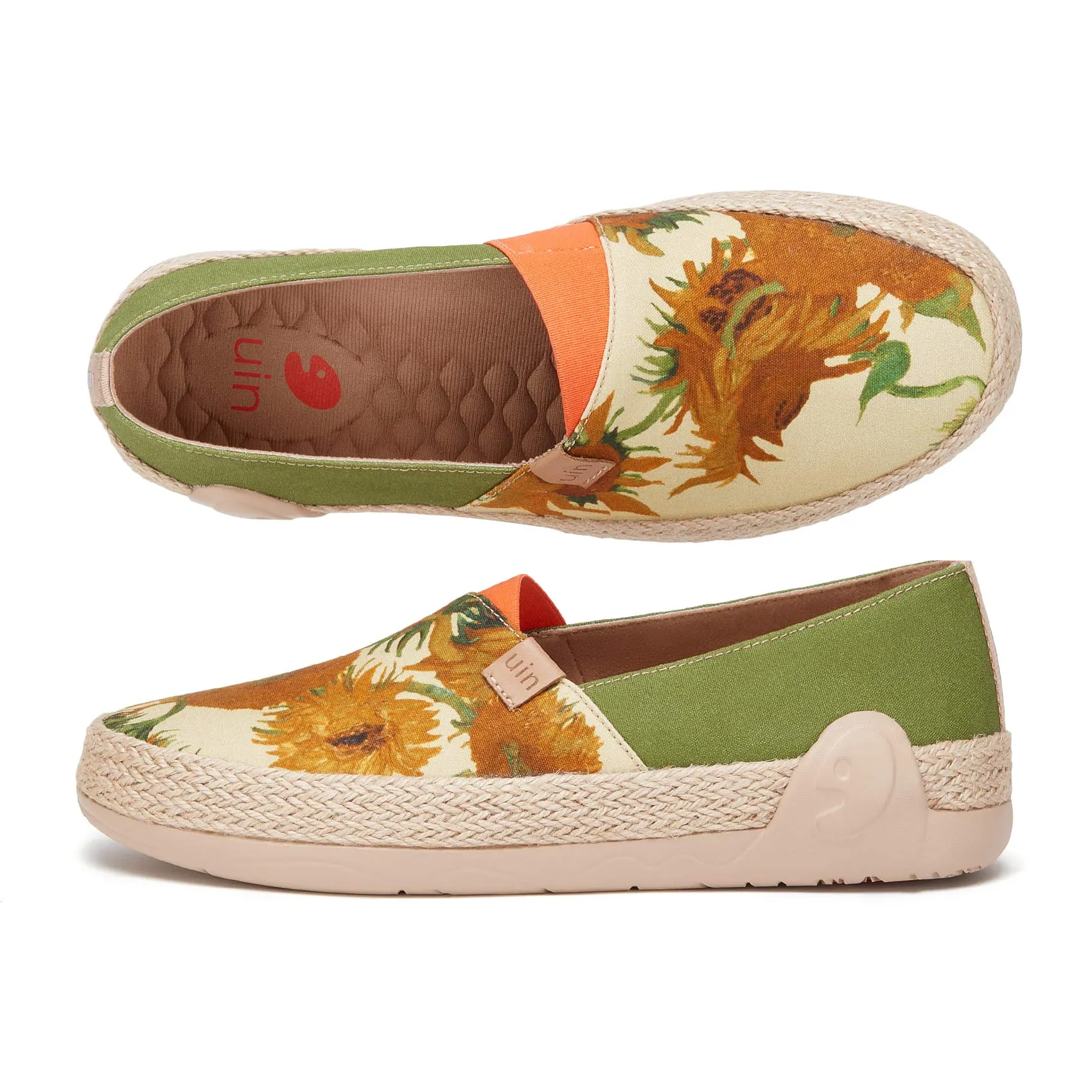 Van Gogh Sunflowers Marbella I Women Anabela Espadrille
