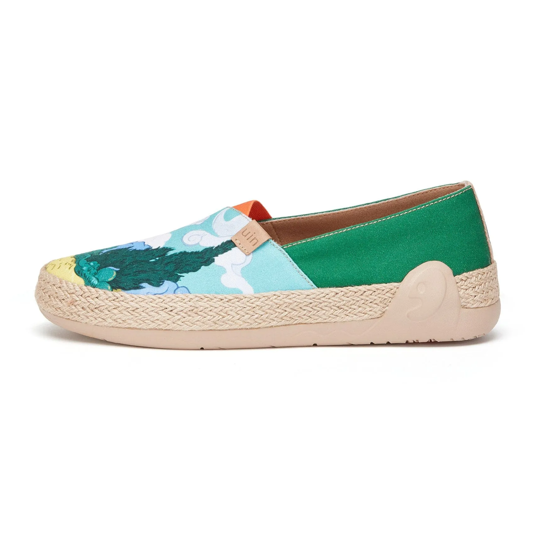 Van Gogh Wheatfield with Cypresses Marbella I Women 2 Inch Heel Espadrilles