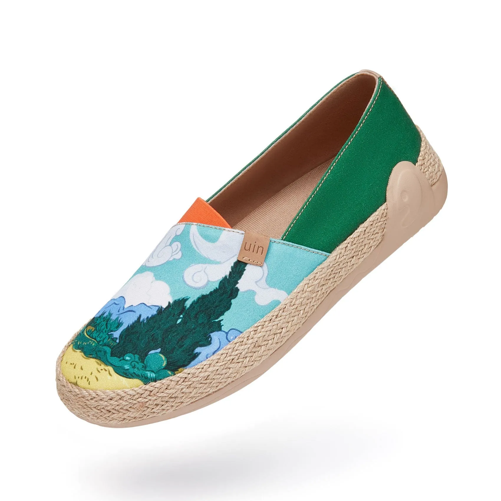 Van Gogh Wheatfield with Cypresses Marbella I Women Toms Santiago Espadrille