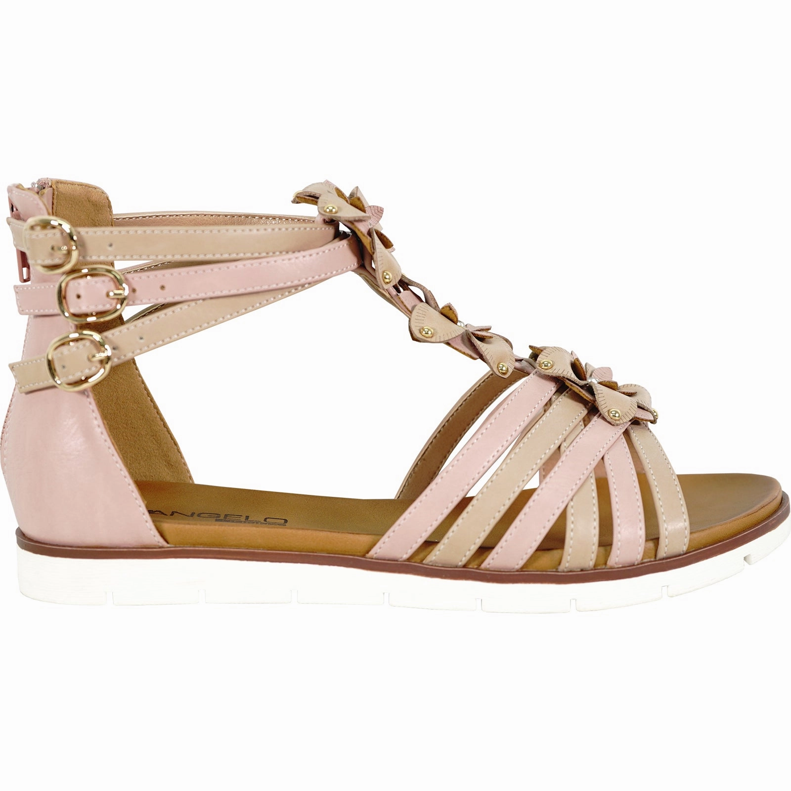 Sandals Store Near Me VANGELO Women Sandal LILA Comfort Flat Sandal Pink