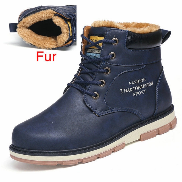 Ankle Boots Wildleder DEKABR Brand Hot Newest Keep Warm Winter Boots Men High Quality pu Leather Wear Resisting Casual Shoes Working Fashion Men Boots