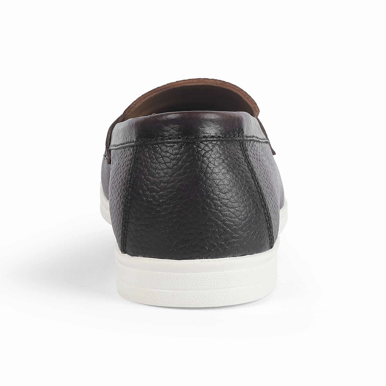 Tresmode Federer Brown Men's Penny Leather Driving Loafers Airwalk Loafers