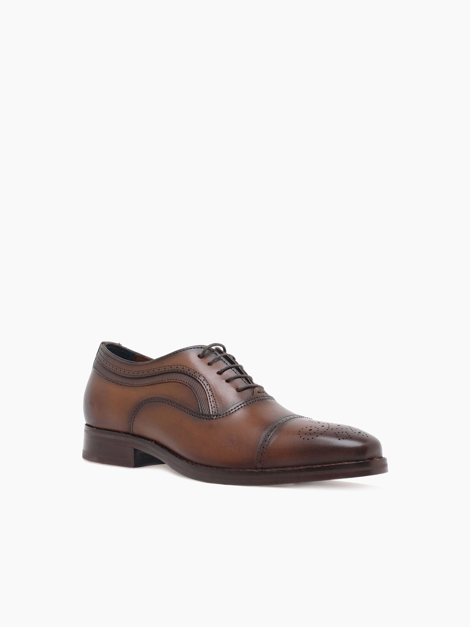 Danridge Cap Toe Tan Leather New Oxford