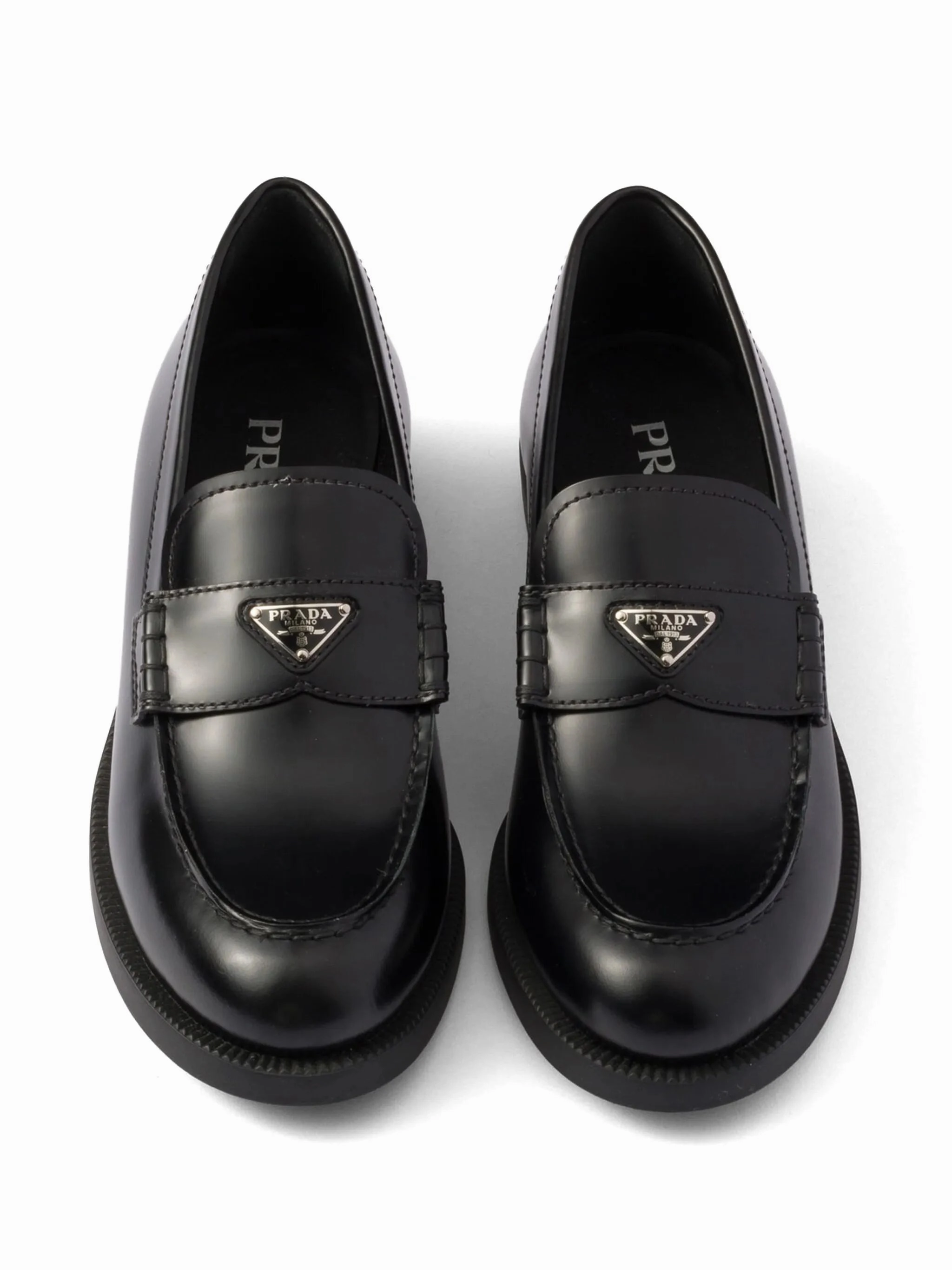 brushed leather loafers Loafers Street