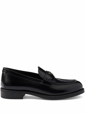 brushed leather loafers Soloviere Loafers