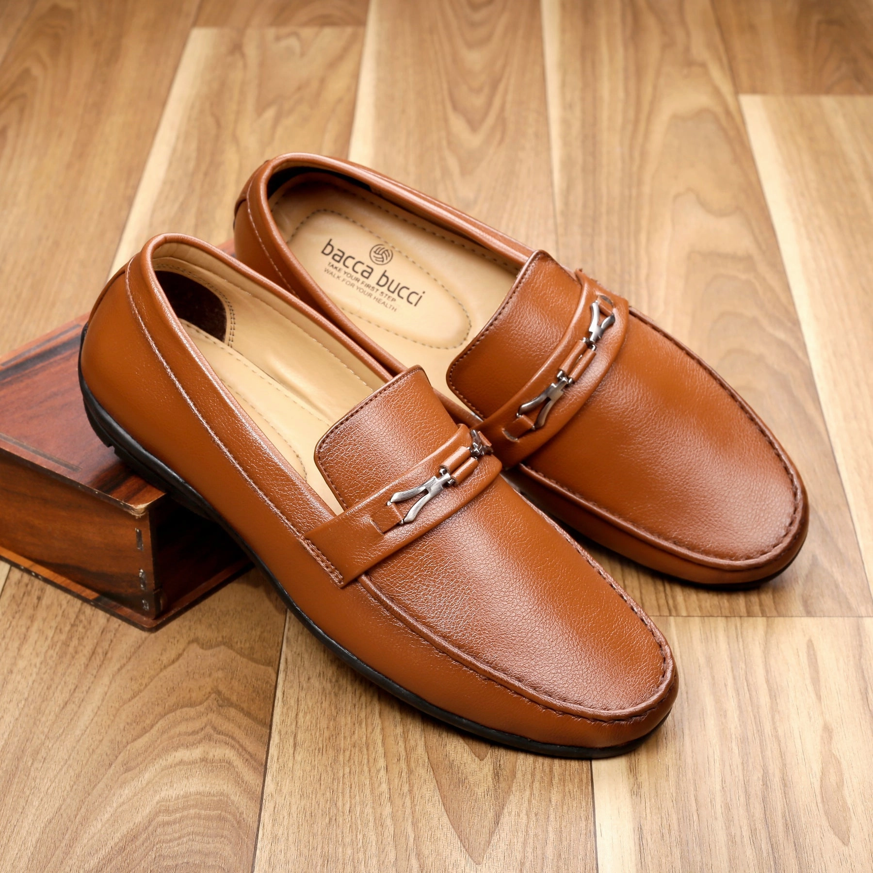 Bacca Bucci Men's LUNA Casual Slip-On Loafers Moccasins Lightweight Driving Shoes Seafood Grill Menu