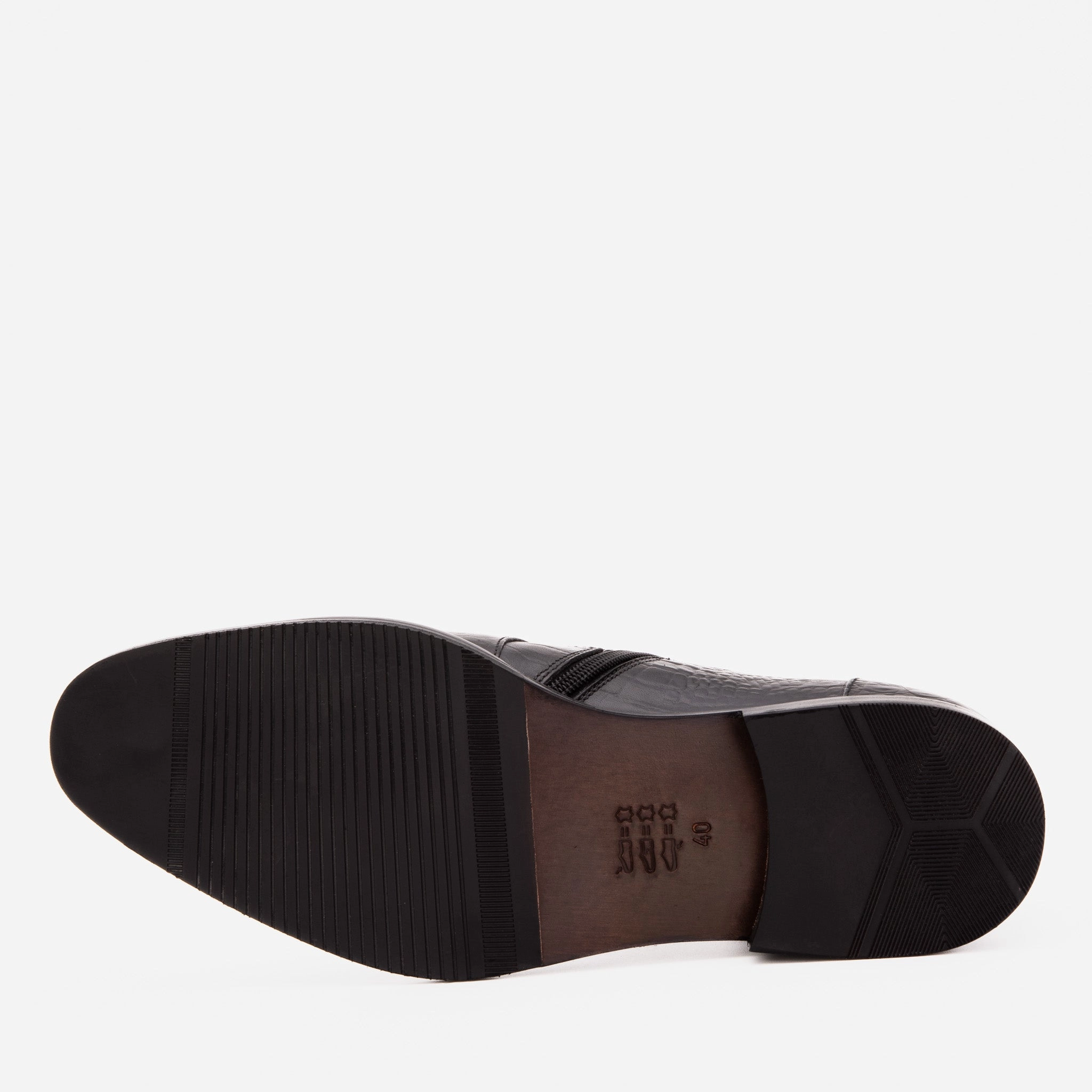 The Randor Black Crocodile Leather Side-Zip Dress Ankle Men Boot Very Soft Leather Ankle Boots