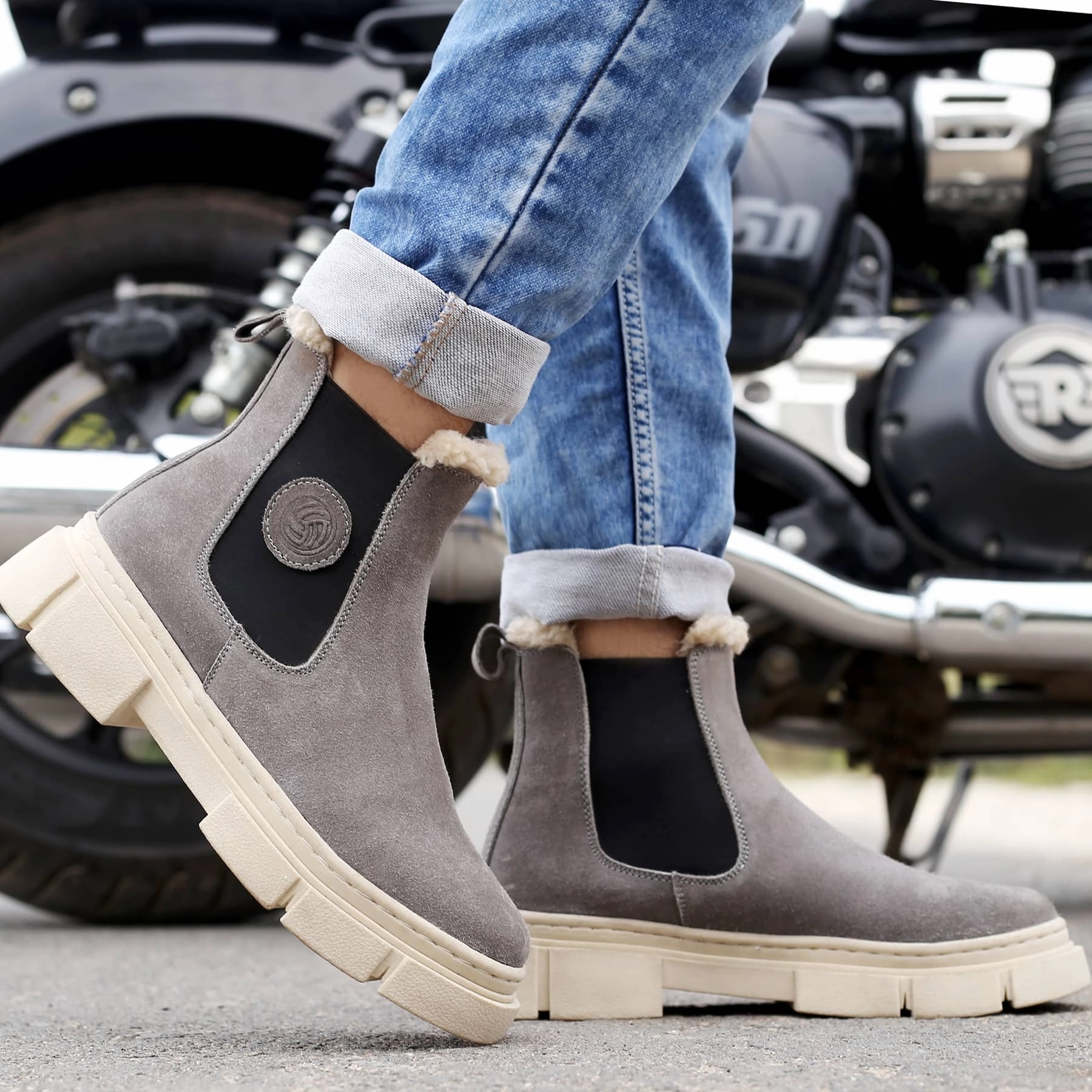 Textured Leather Ankle Boots Bacca Bucci Alpine Armor