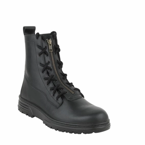 Warrior Black High Ankle Defence Jungle Boot For Men FLY-BOOT By Liberty Suede Ankle Boots With Heel