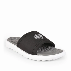 A-HA By Liberty Black Slides For Women WAGAS-10 Irish Sheepskin Slippers