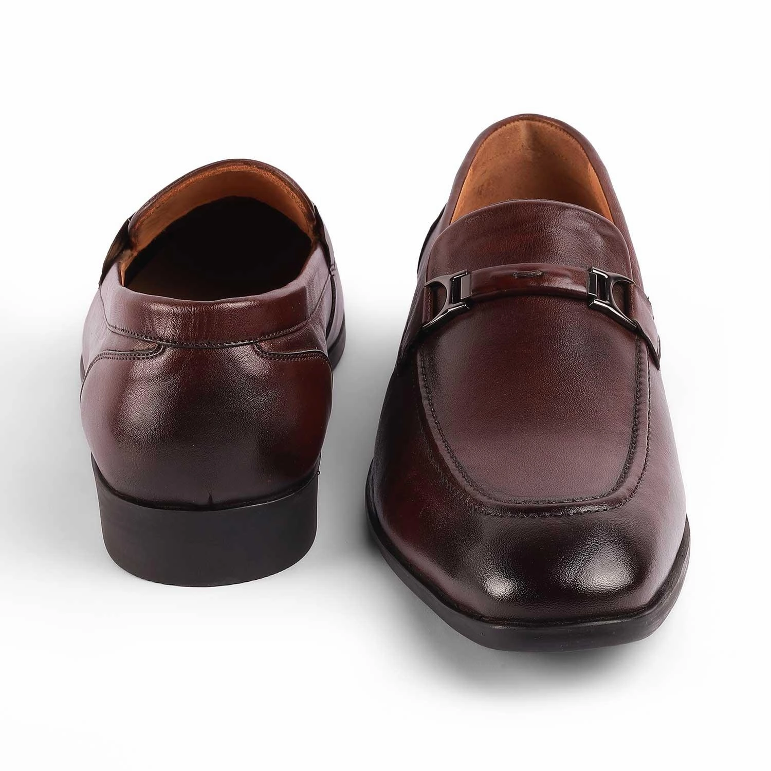 Dress Tassel Loafers Tresmode Rofel Brown Men's Leather Loafers