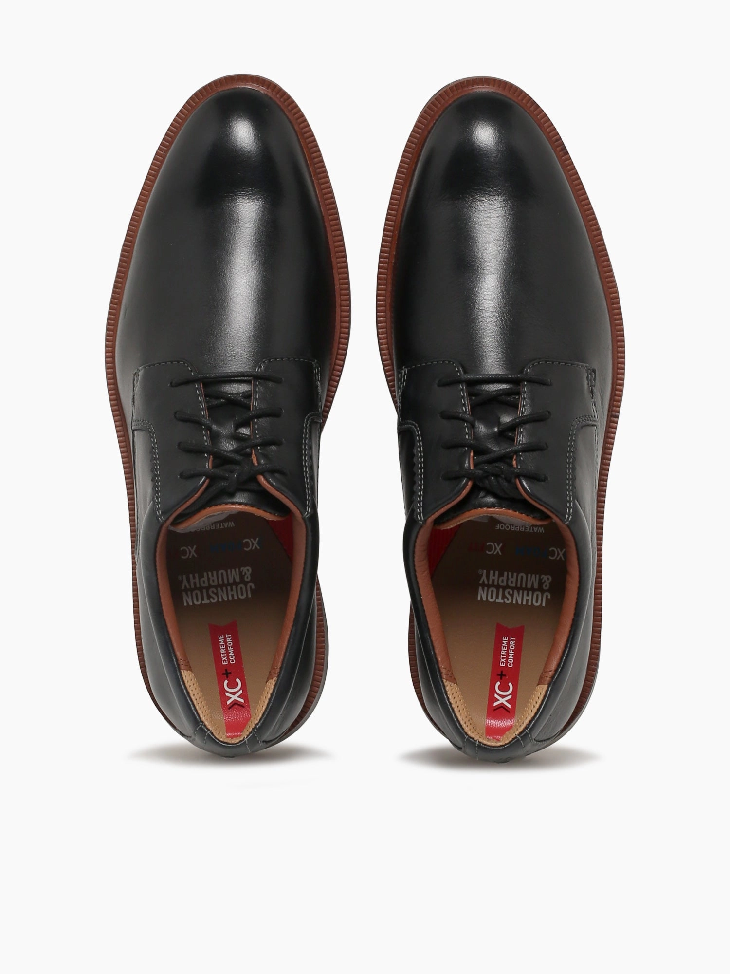 Xc Parker Plain Toe Black Leather 204383 Grand Atlantic Oxford