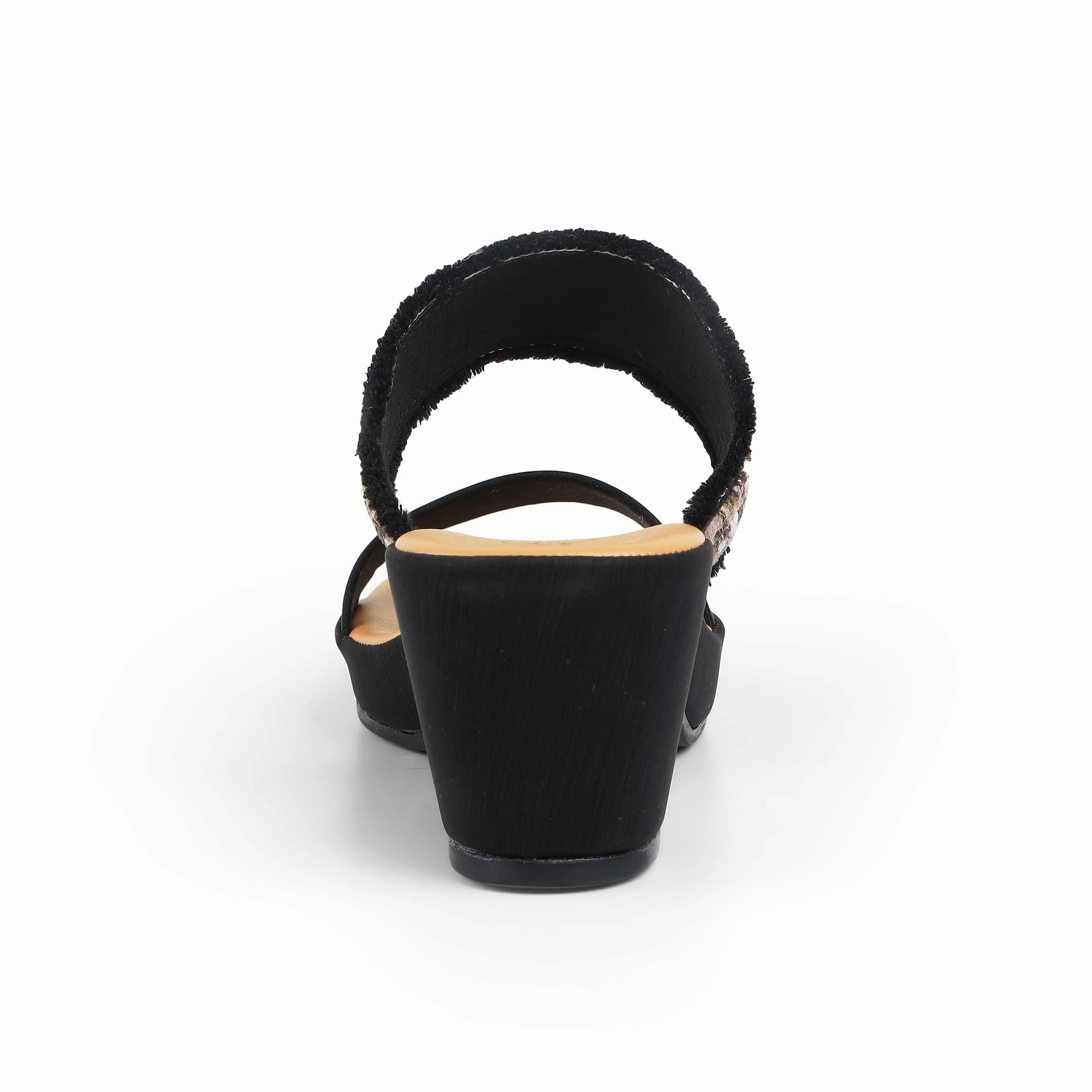 Tresmode Athn Black Women's Dress Block Heel Sandals Sandals Friday Deals