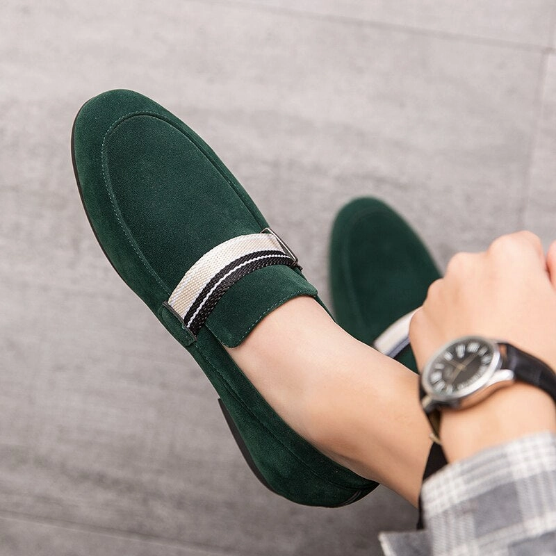 West Louis American Style Suede Trendy Loafers