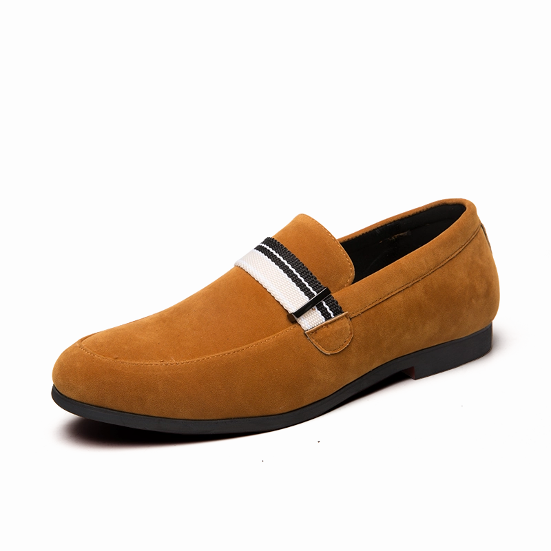 Sherpa Lined Loafers West Louis American Style Suede Trendy Loafers