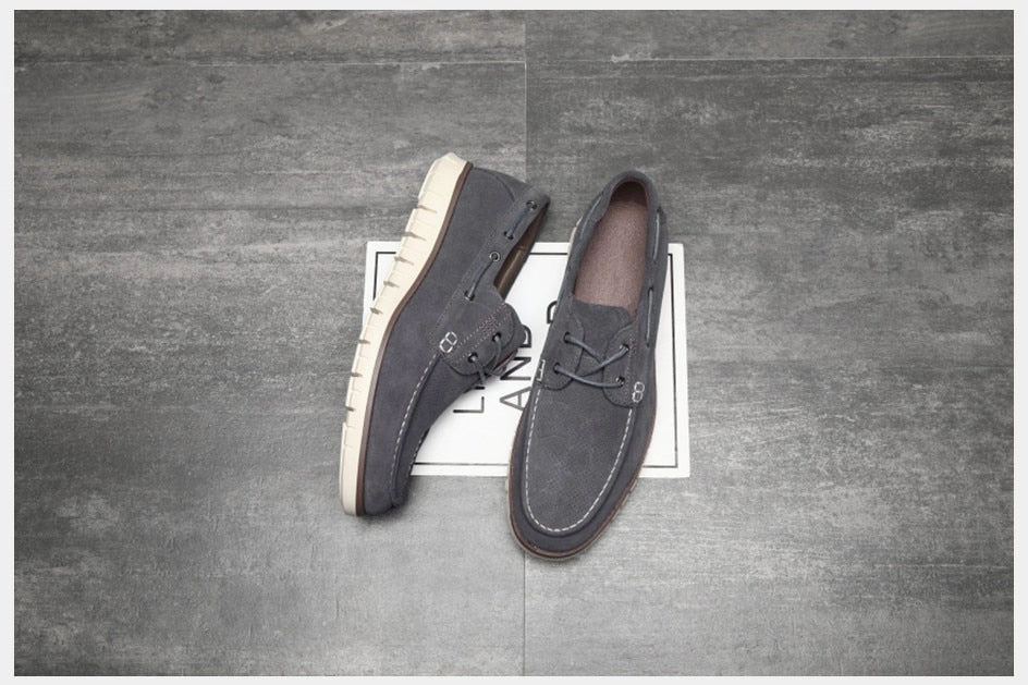 Vintage Cole Haan Loafers West Louis Autumn Cow Suede Office Style Loafers