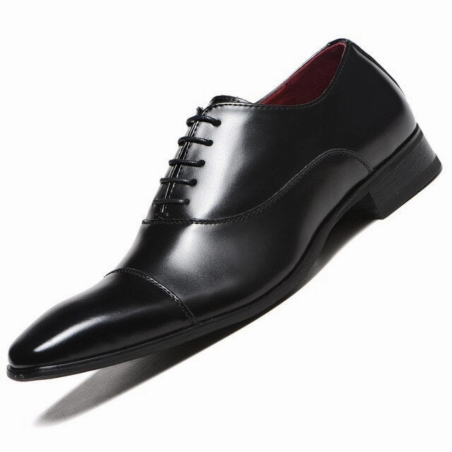 Loafers & Oxfords West Louis New Spring Business PU Leather Lace-up Formal Shoes