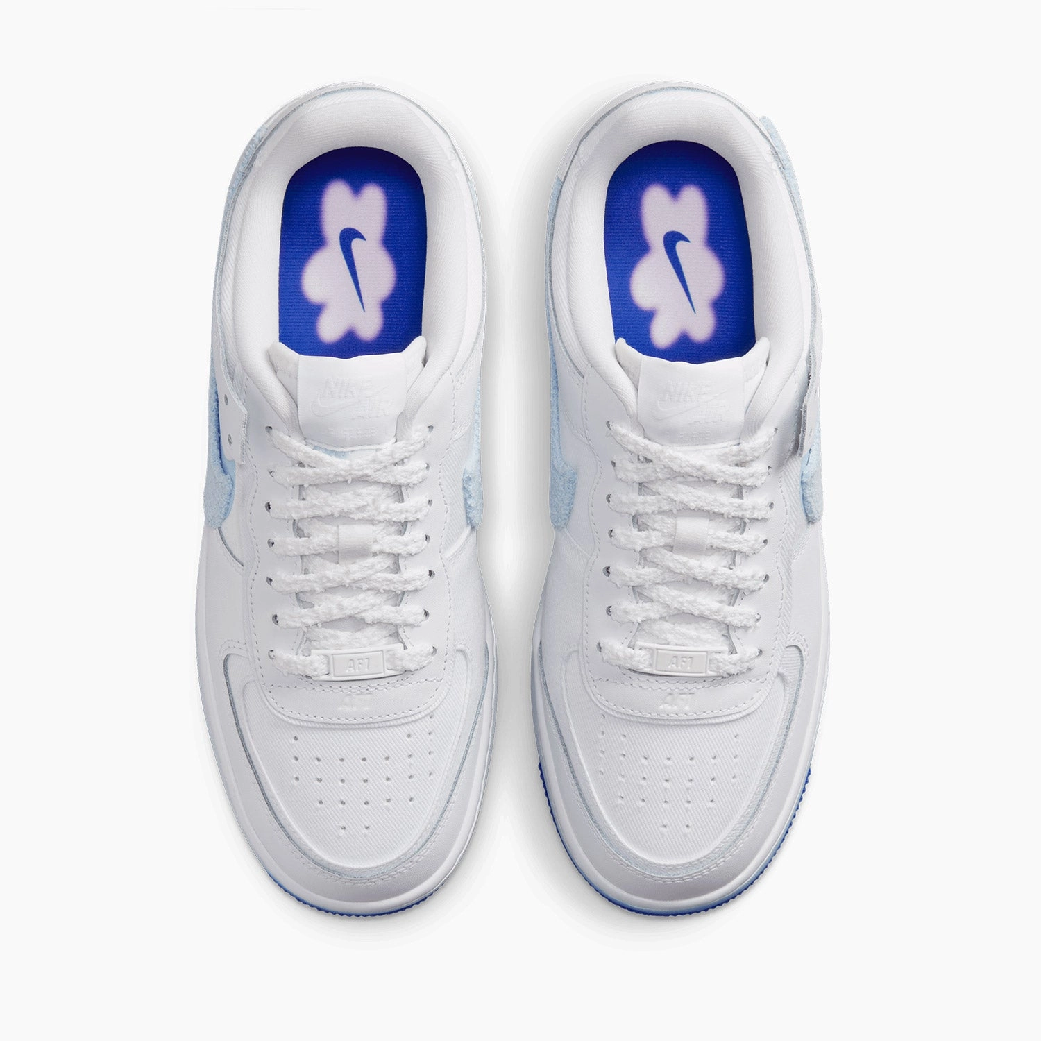 Women's Air Force 1 Shadow  "Chenille Swoosh" Hightop Nike Shoes