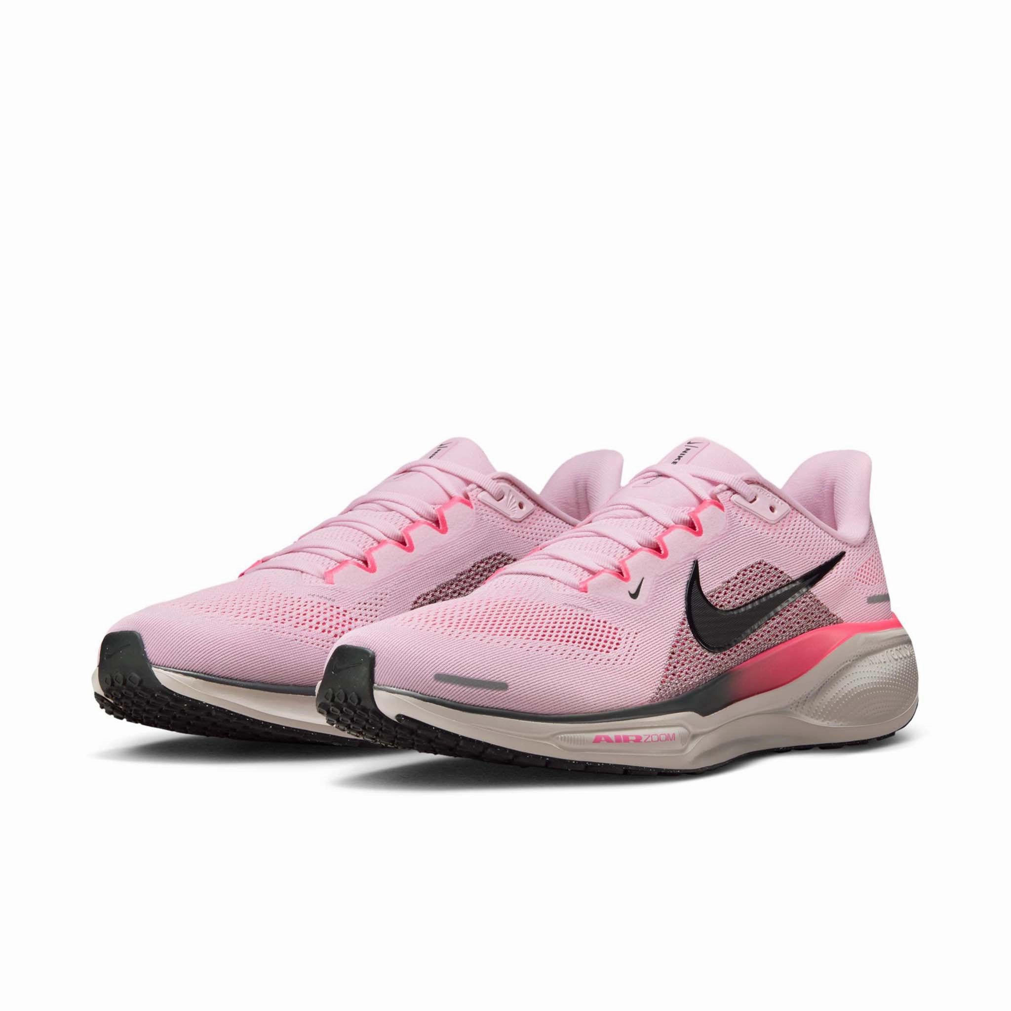 Nike | Men's Pegasus 41 Road Running Shoes - Pink Foam/Off Noir-Taupe Grey-Hyper Pink Nike Shoes Nba Players