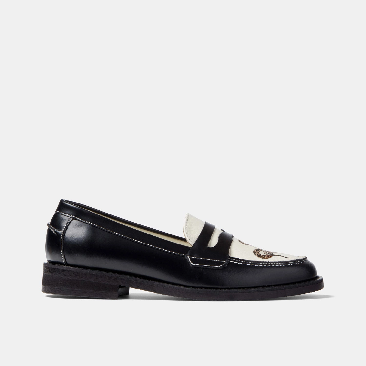 Loafers Steve Madden Wilde Snake Penny Loafer - Women's