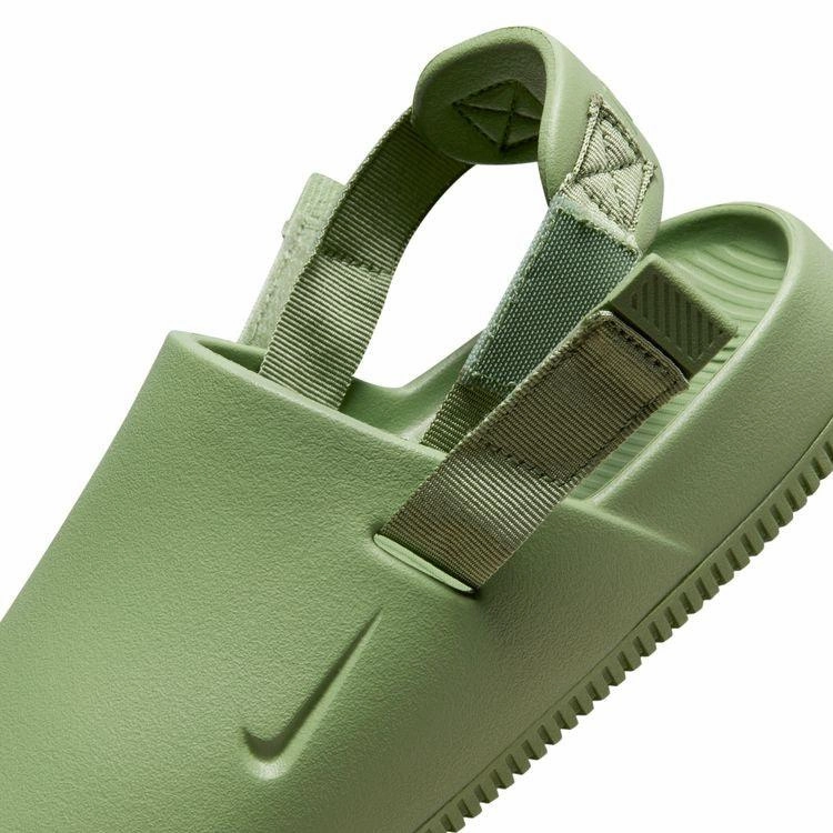 Wmn's Mule Nike Calm 'Oil Green' Squirrel Slippers