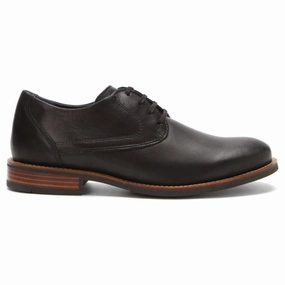 Wolky Georgetown Black Brushed Leather Oxford (Men's) Earthies Oxfords