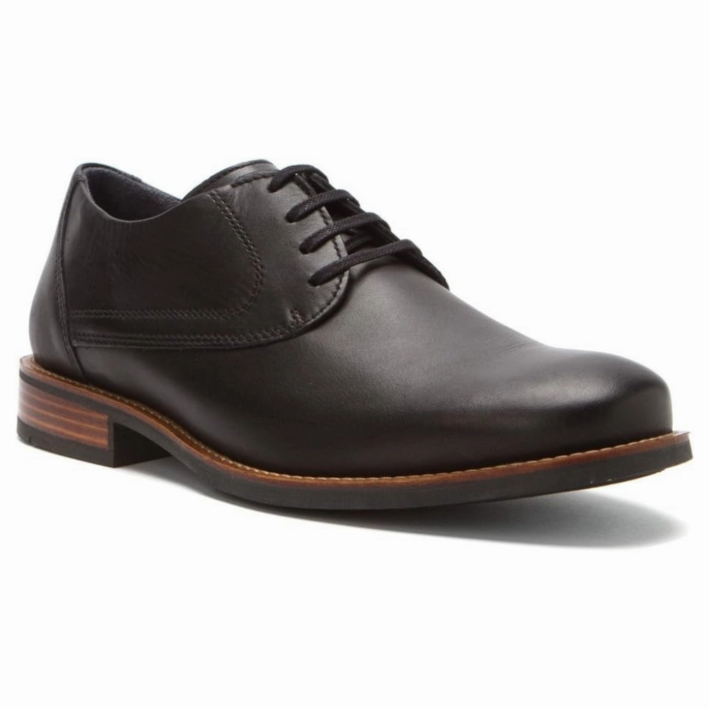 Wolky Georgetown Black Brushed Leather Oxford (Men's) Oxfords Outfit